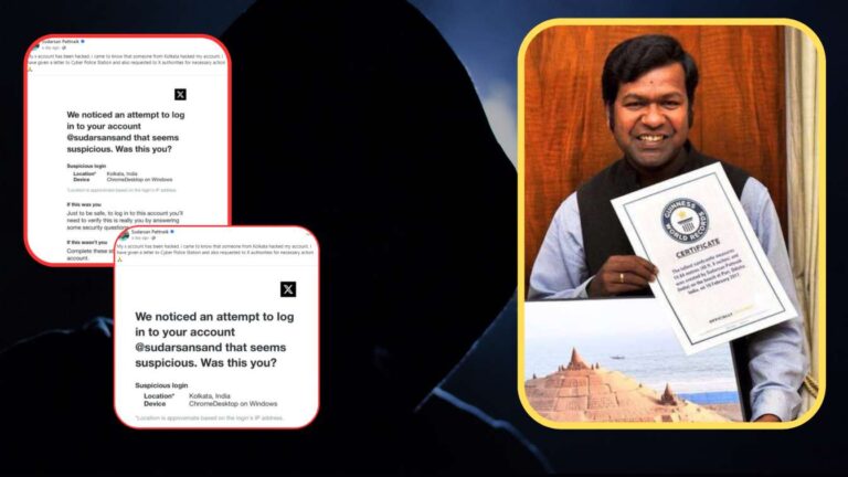 Sudarshan Patnaik's X account hacked