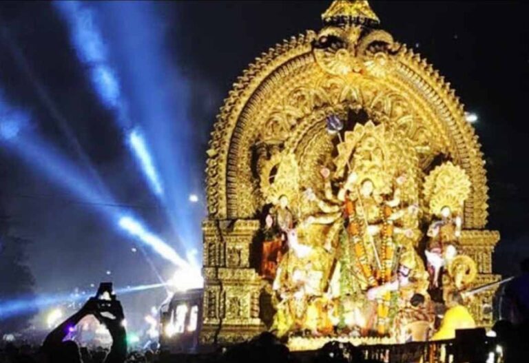 Dussehra immertion procession bhubaneswar