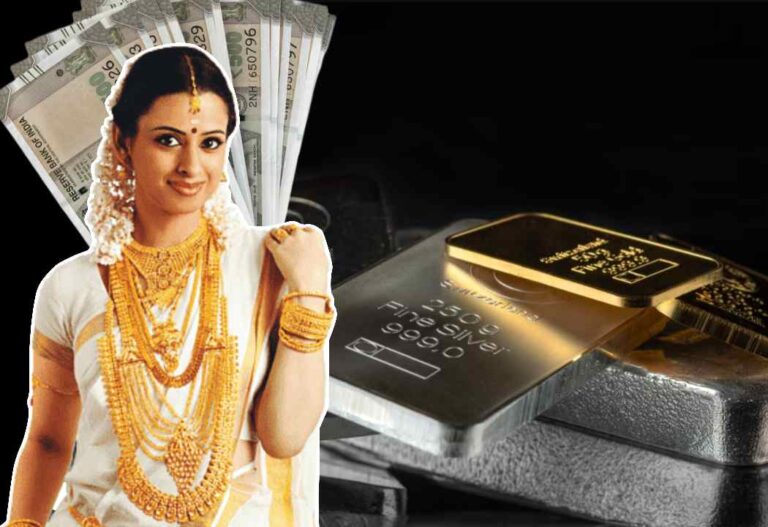 gold silver price falls